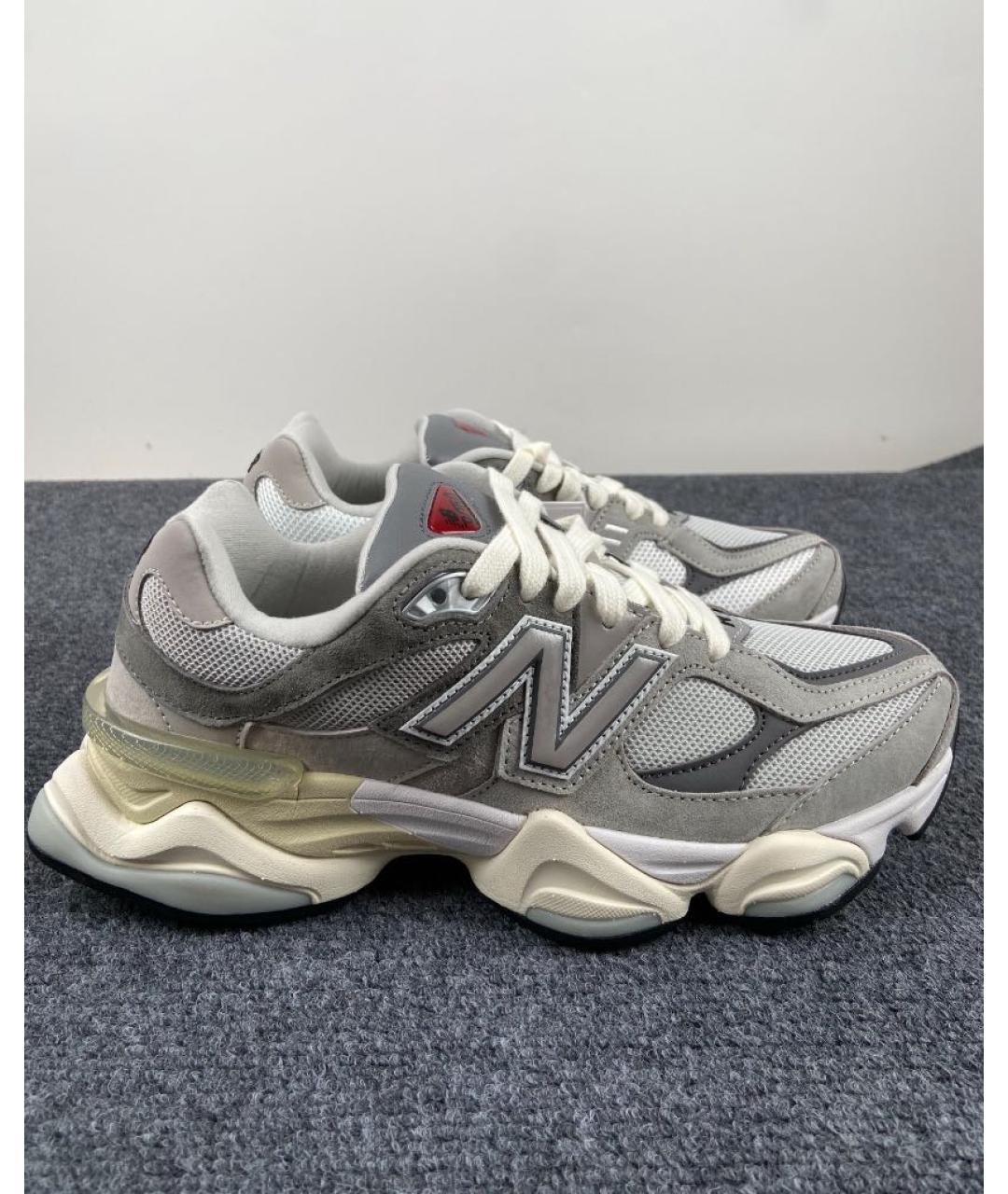 NEW BALANCE Серые замшевые низкие кроссовки / кеды, фото 5