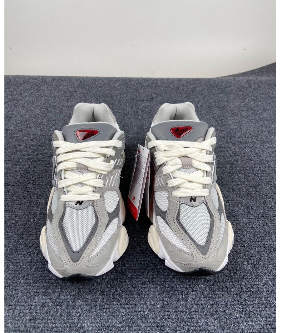 NEW BALANCE Серые замшевые низкие кроссовки / кеды, фото 6