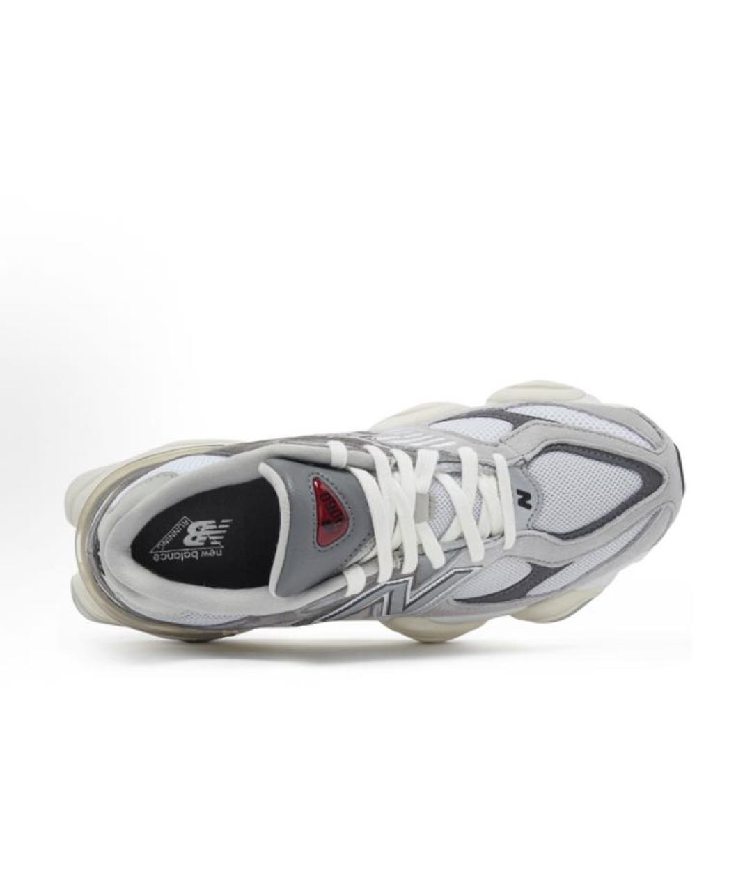 NEW BALANCE Серые замшевые низкие кроссовки / кеды, фото 3