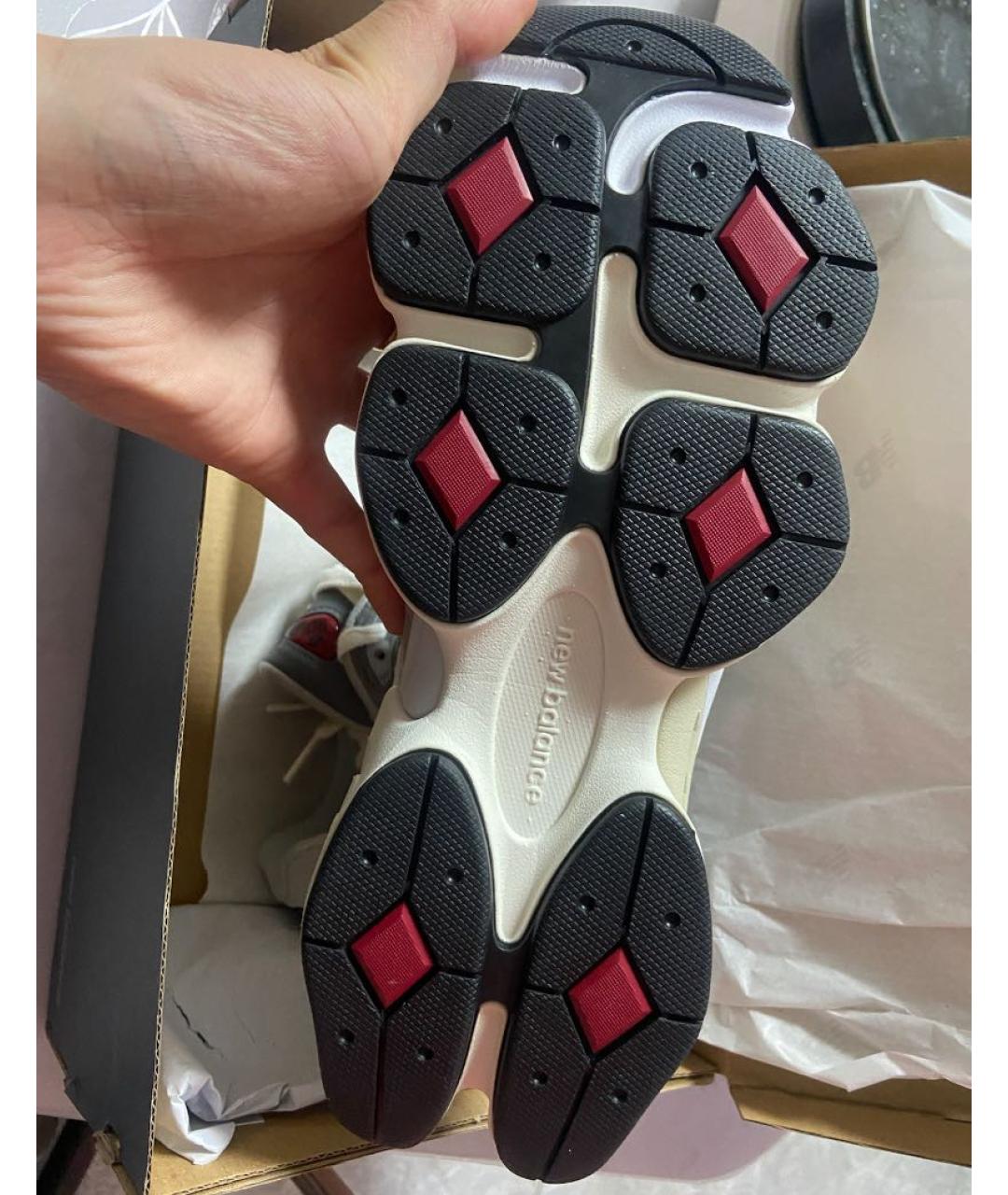 NEW BALANCE Серые замшевые кроссовки, фото 8