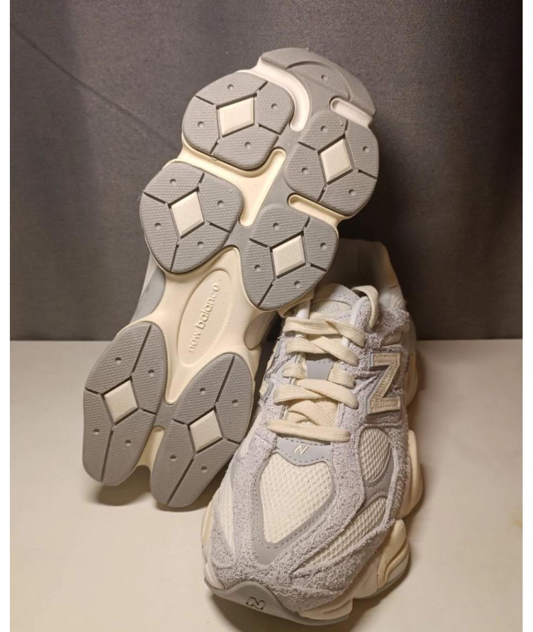 NEW BALANCE Серые замшевые кроссовки, фото 7