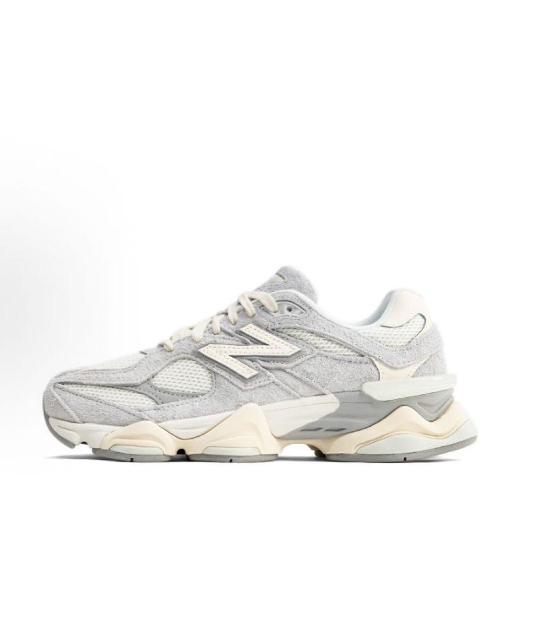 NEW BALANCE Серые замшевые кроссовки, фото 3