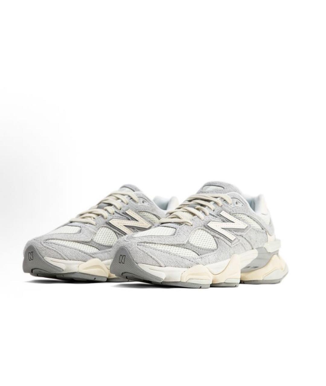 NEW BALANCE Серые замшевые кроссовки, фото 2