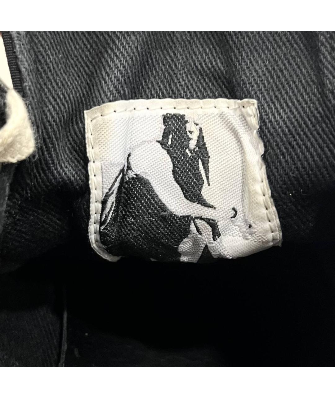 RICK OWENS DRKSHDW Черные текстильные кеды, фото 6