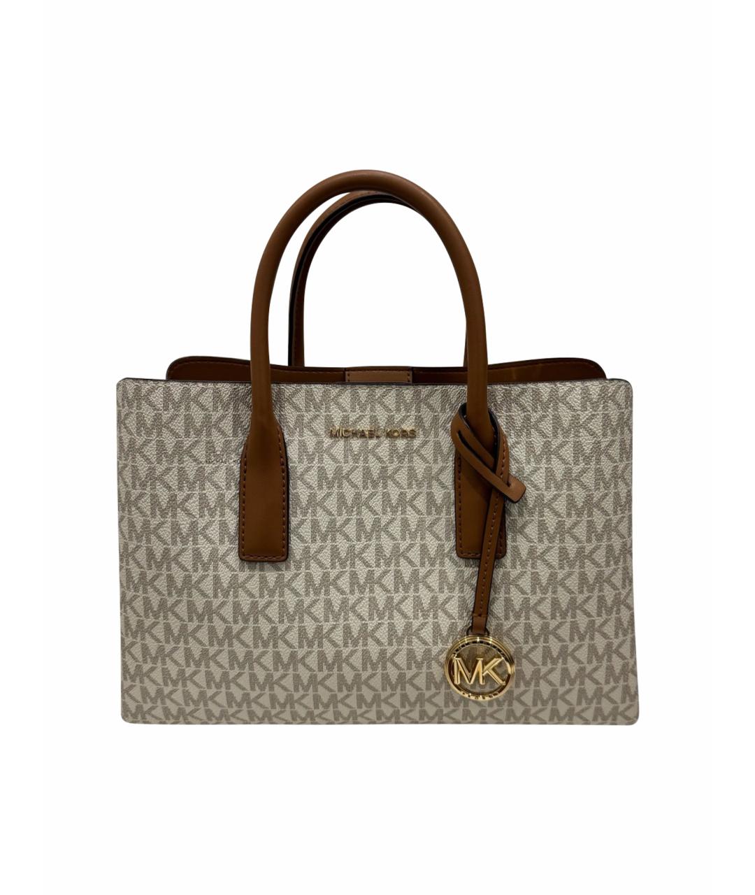 MICHAEL KORS Коричневая сумка тоут из искусственной кожи, фото 1