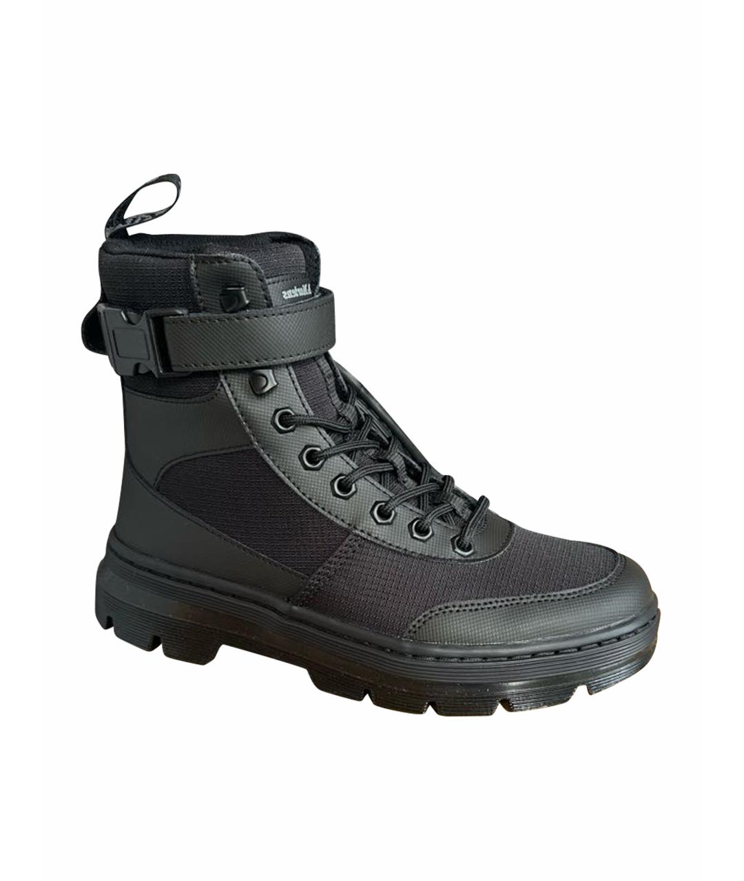 DR. MARTENS Черные ботинки из искусственной кожи, фото 1