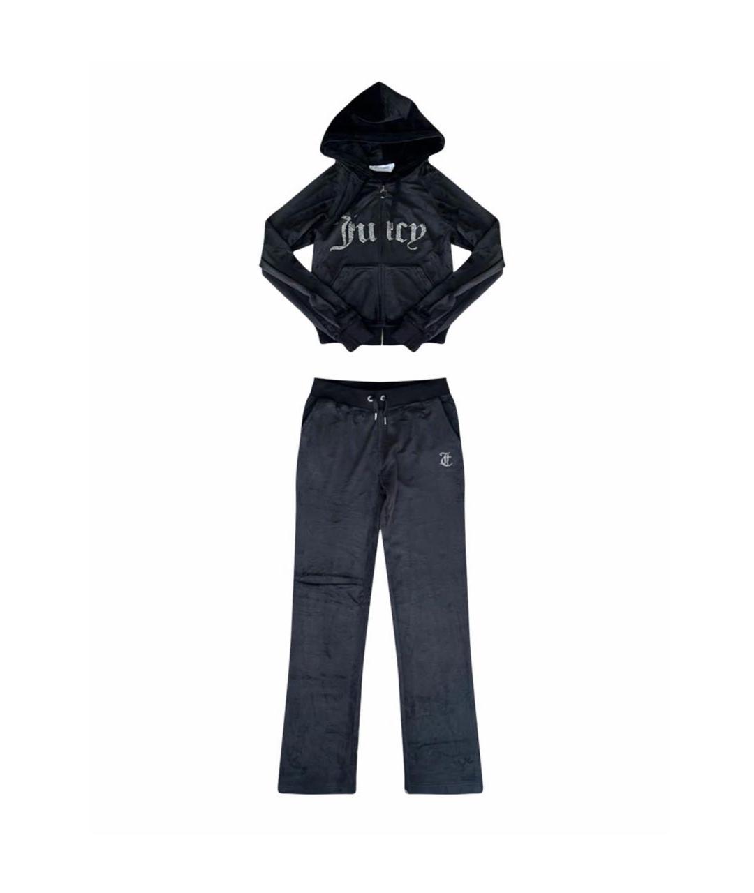 JUICY COUTURE Черный полиэстеровый спортивные костюмы, фото 1