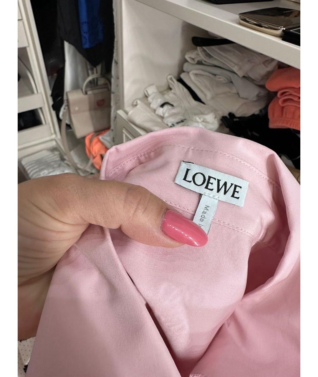 LOEWE Розовая рубашка, фото 3