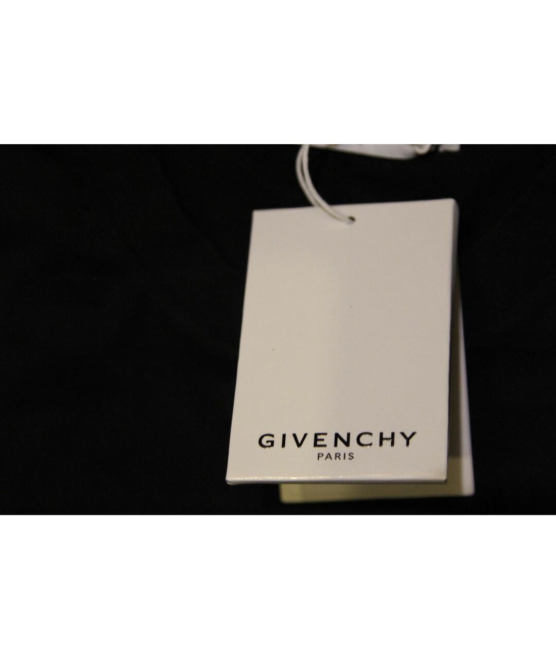 GIVENCHY Черная хлопко-эластановая футболка, фото 4