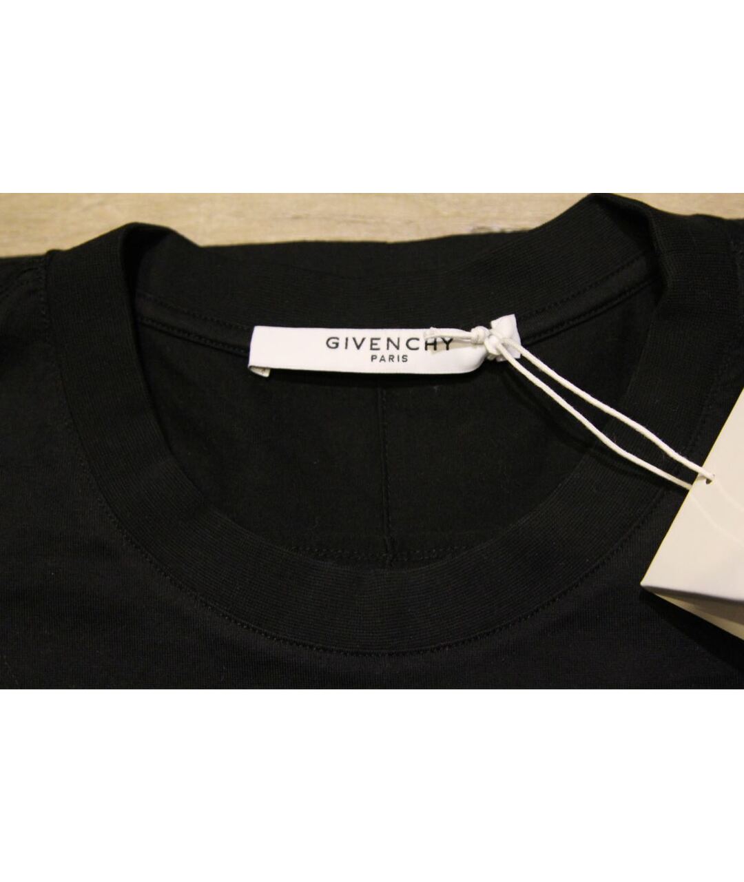 GIVENCHY Черная хлопко-эластановая футболка, фото 6