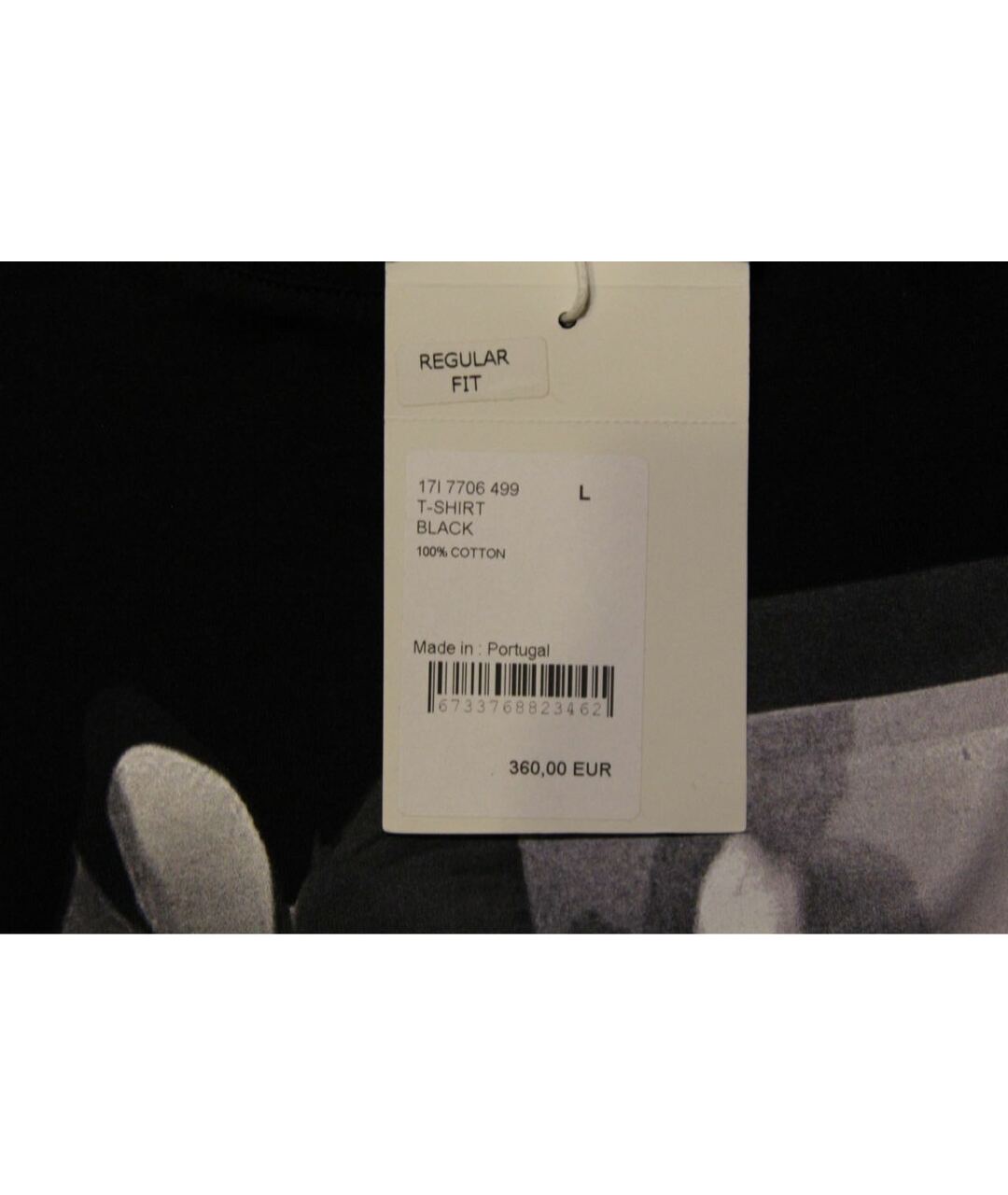 GIVENCHY Черная хлопко-эластановая футболка, фото 5