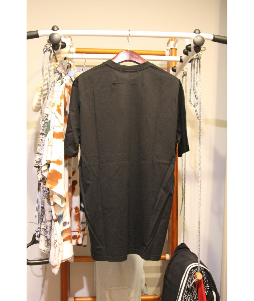 GIVENCHY Черная хлопко-эластановая футболка, фото 3