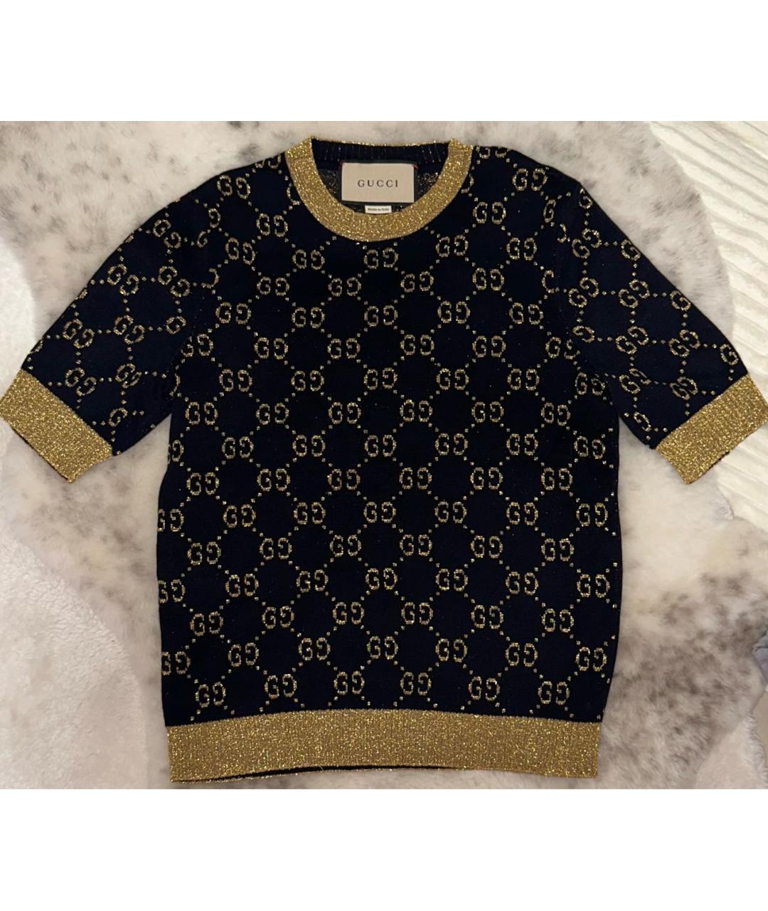 GUCCI Черный хлопковый джемпер / свитер, фото 7