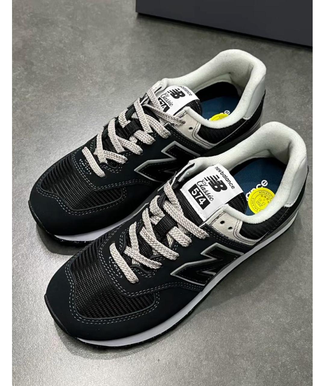 NEW BALANCE Черные замшевые кроссовки, фото 5