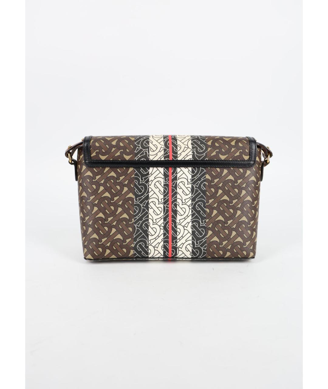 BURBERRY Коричневая кожаная сумка через плечо, фото 3