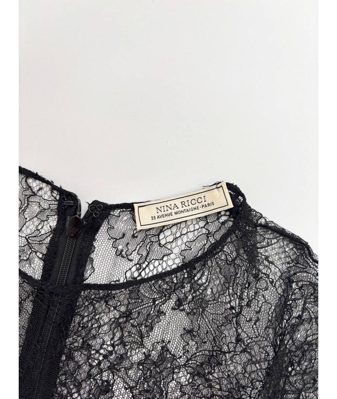 NINA RICCI Черное кружевное боди, фото 7