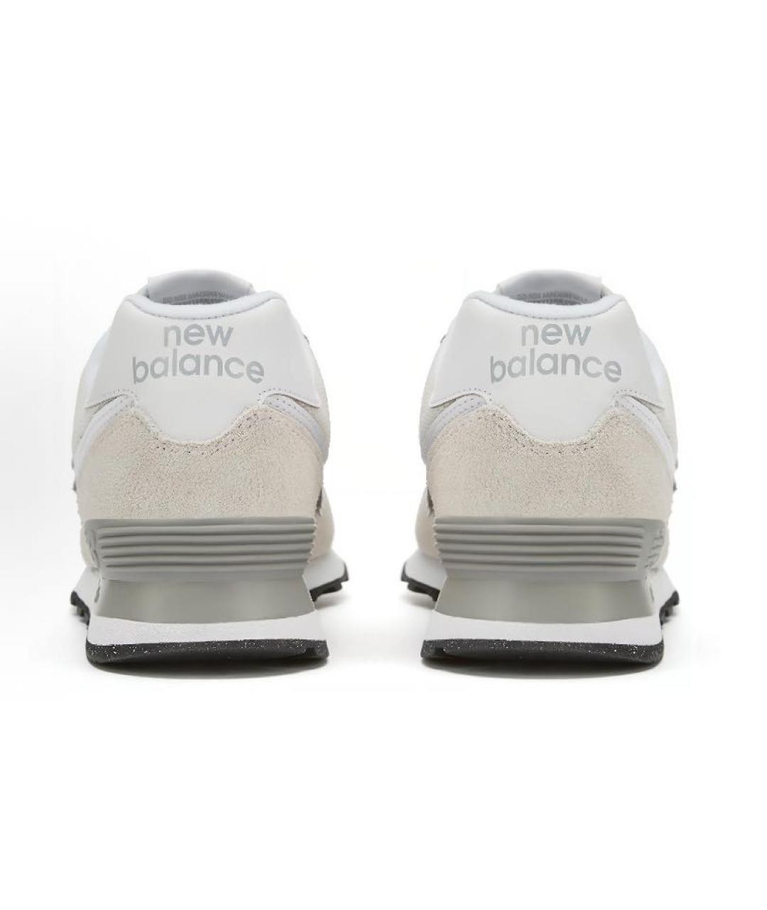 NEW BALANCE Серые замшевые кроссовки, фото 4