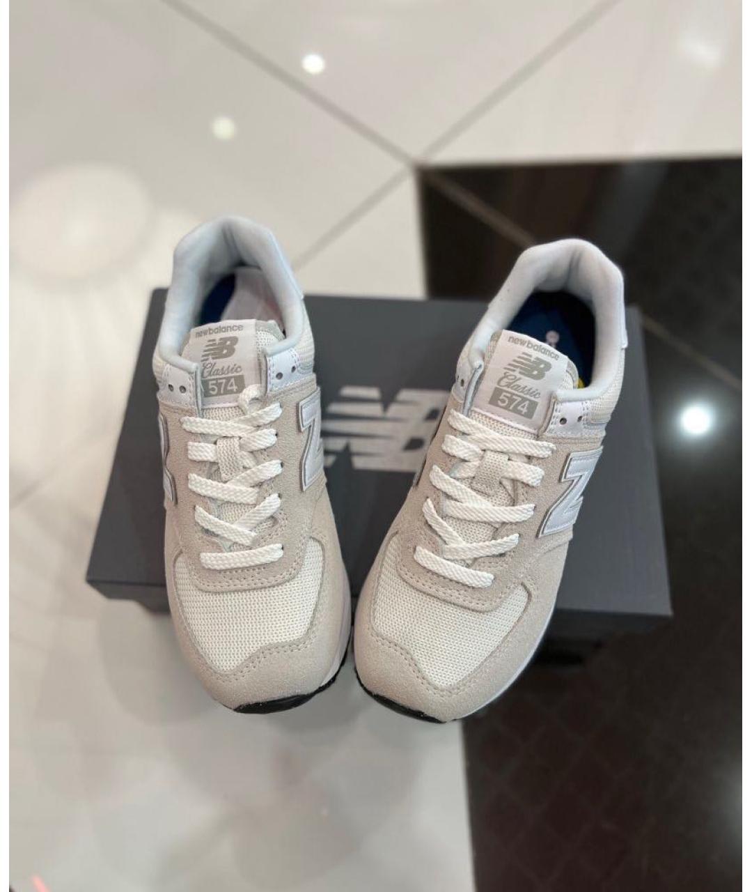 NEW BALANCE Серые замшевые кроссовки, фото 6