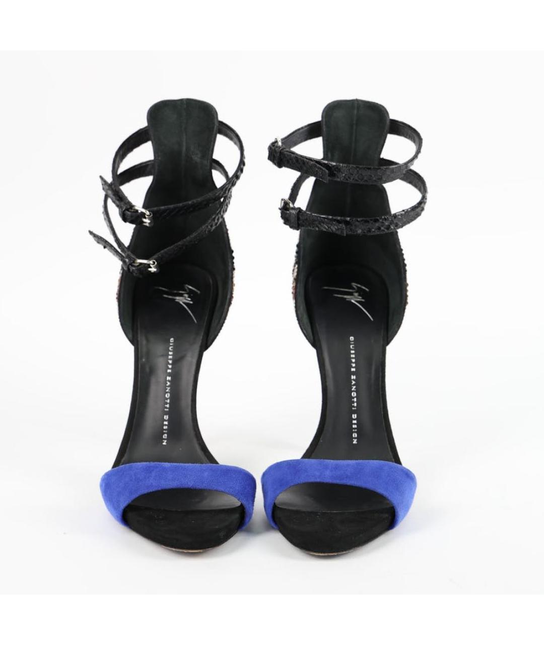 GIUSEPPE ZANOTTI DESIGN Мульти замшевые босоножки, фото 4