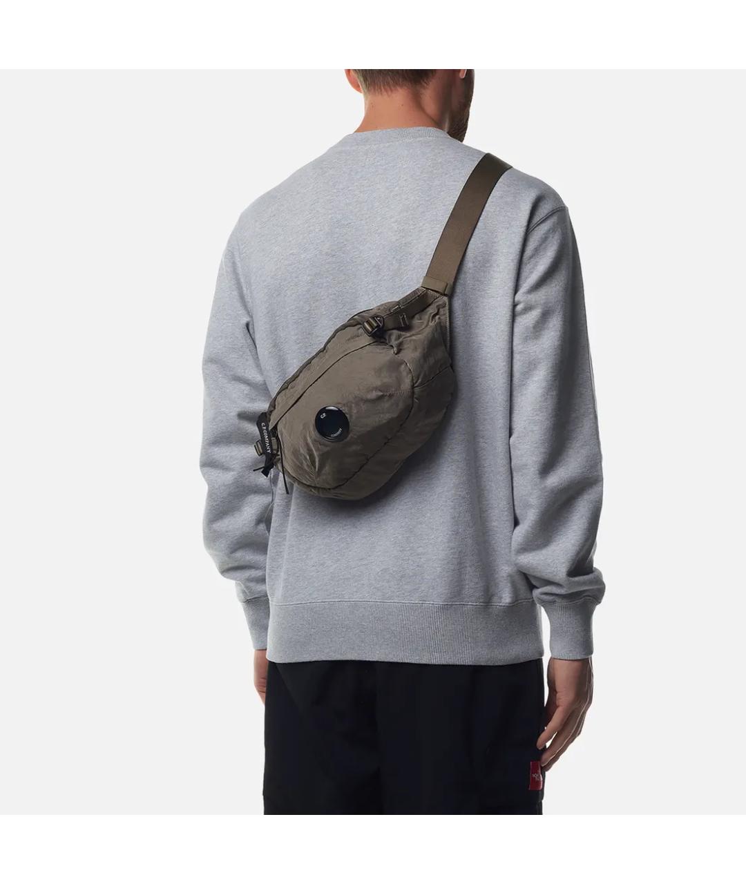 CP COMPANY Коричневая поясная сумка, фото 5