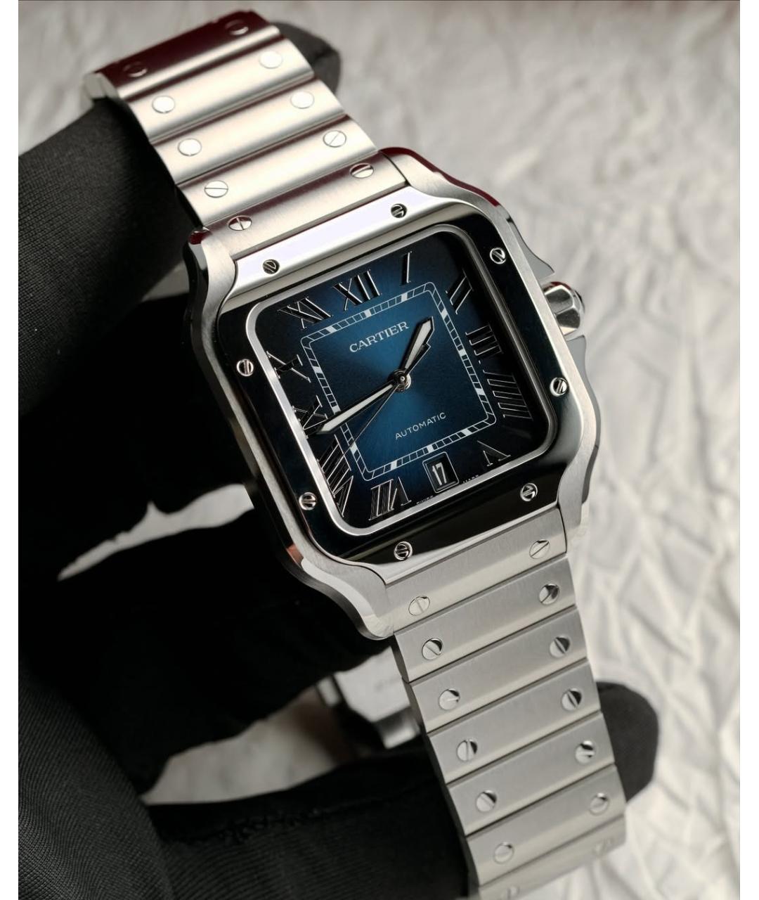 CARTIER Синие часы, фото 4