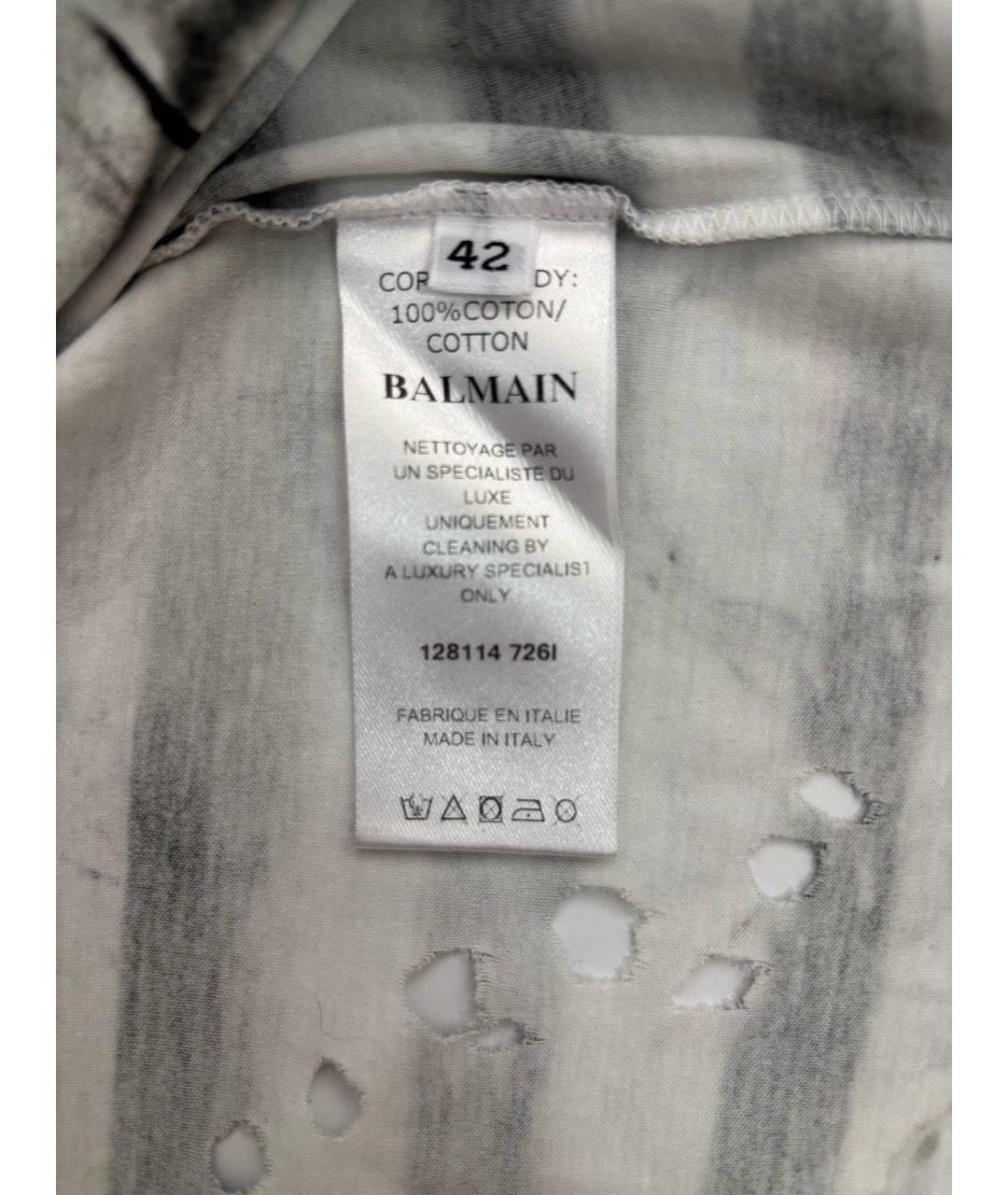 BALMAIN Мульти хлопковая футболка, фото 3
