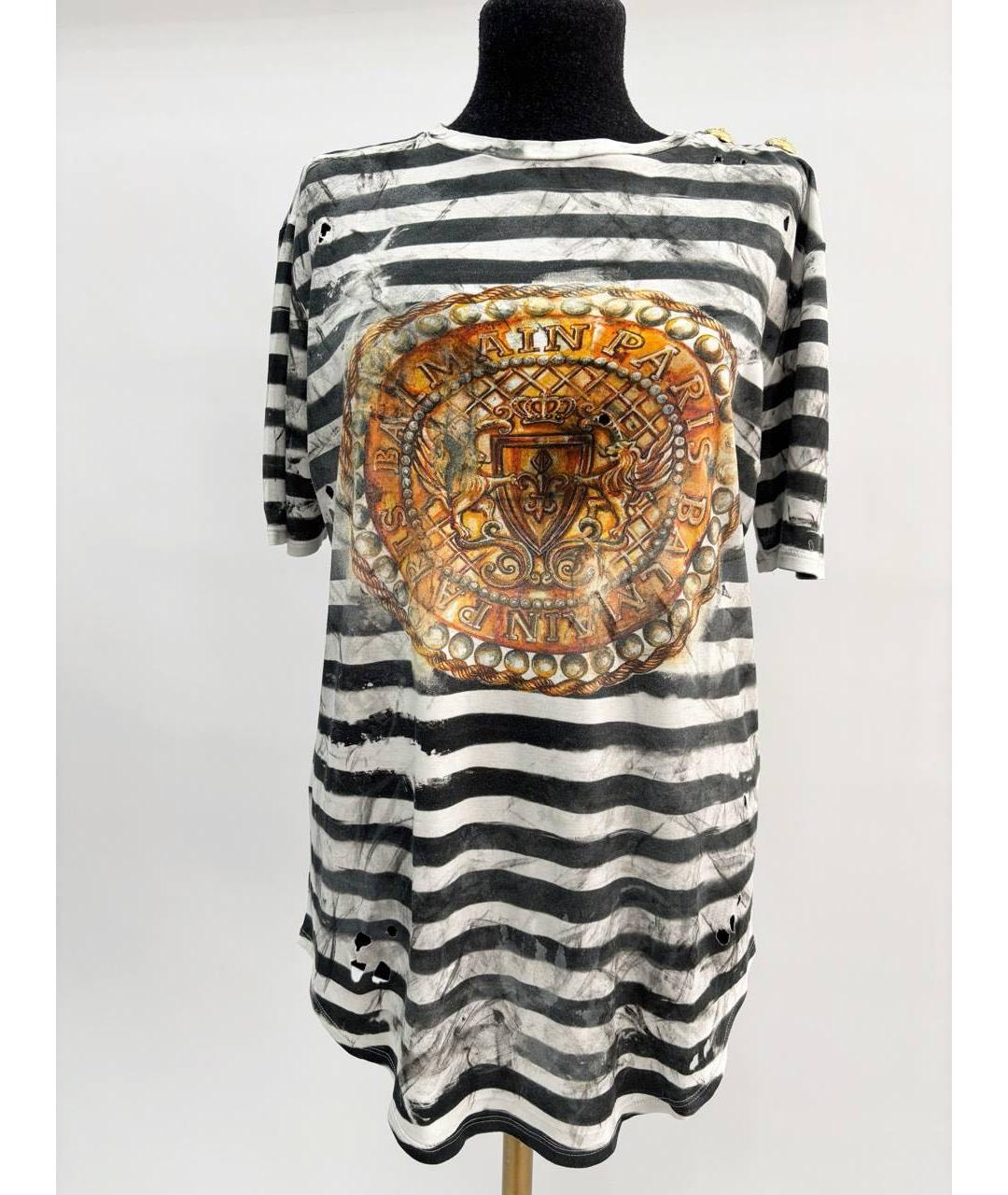 BALMAIN Мульти хлопковая футболка, фото 9