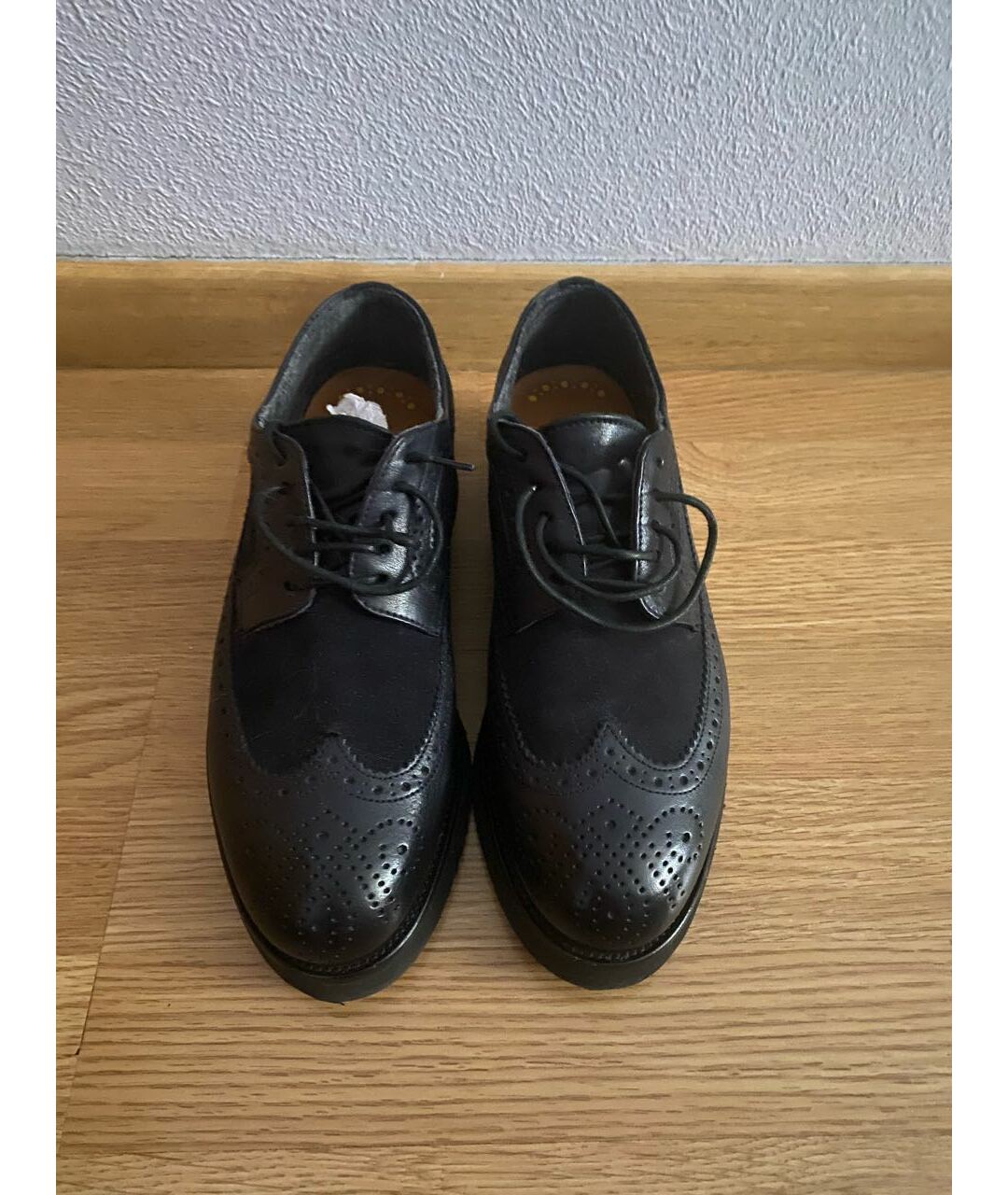 DOUCAL'S Черные кожаные туфли, фото 2