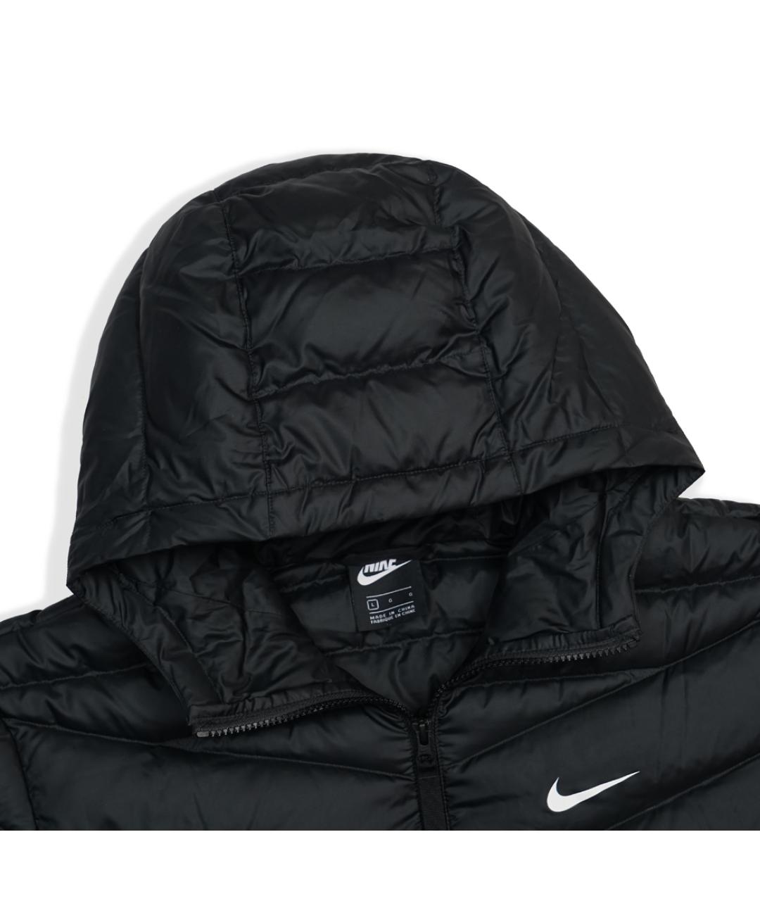 NIKE Черный пуховик, фото 2
