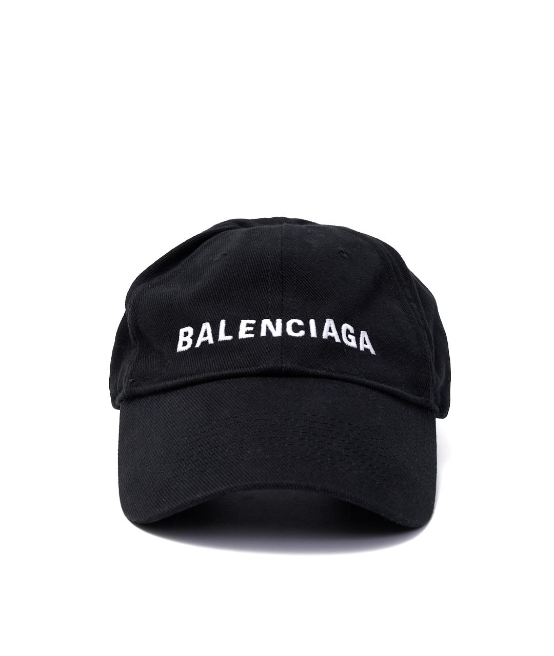 BALENCIAGA Черная хлопковая кепка/бейсболка, фото 2