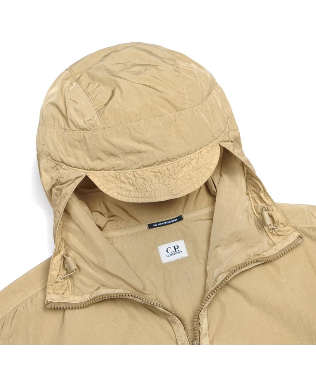 CP COMPANY Бежевая полиамидовая куртка, фото 2