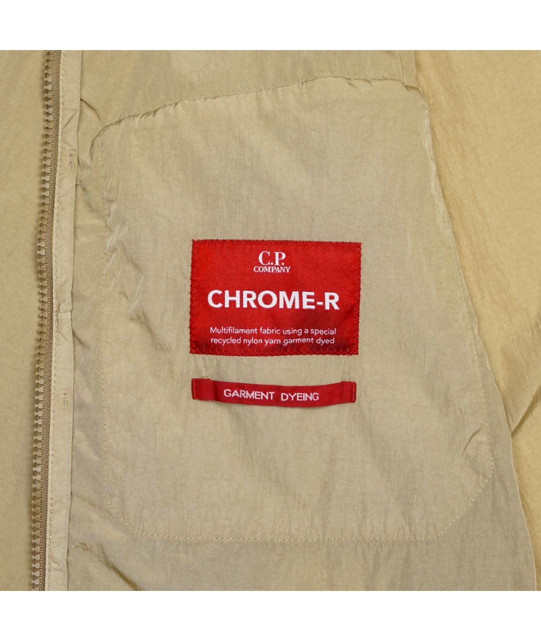 CP COMPANY Бежевая полиамидовая куртка, фото 6