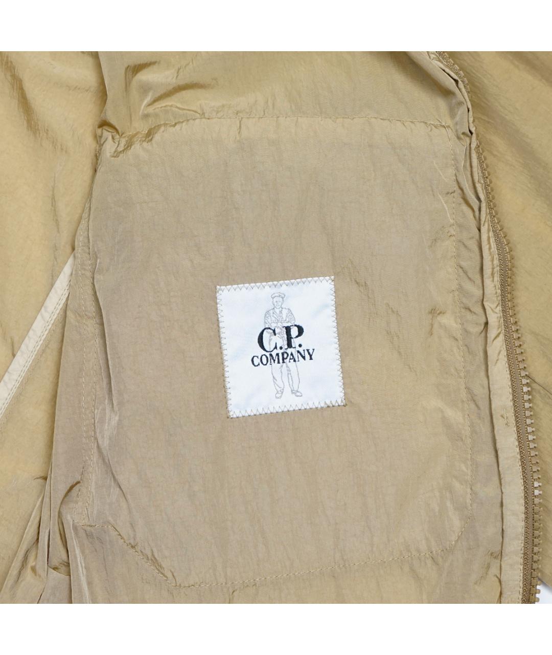 CP COMPANY Бежевая полиамидовая куртка, фото 7