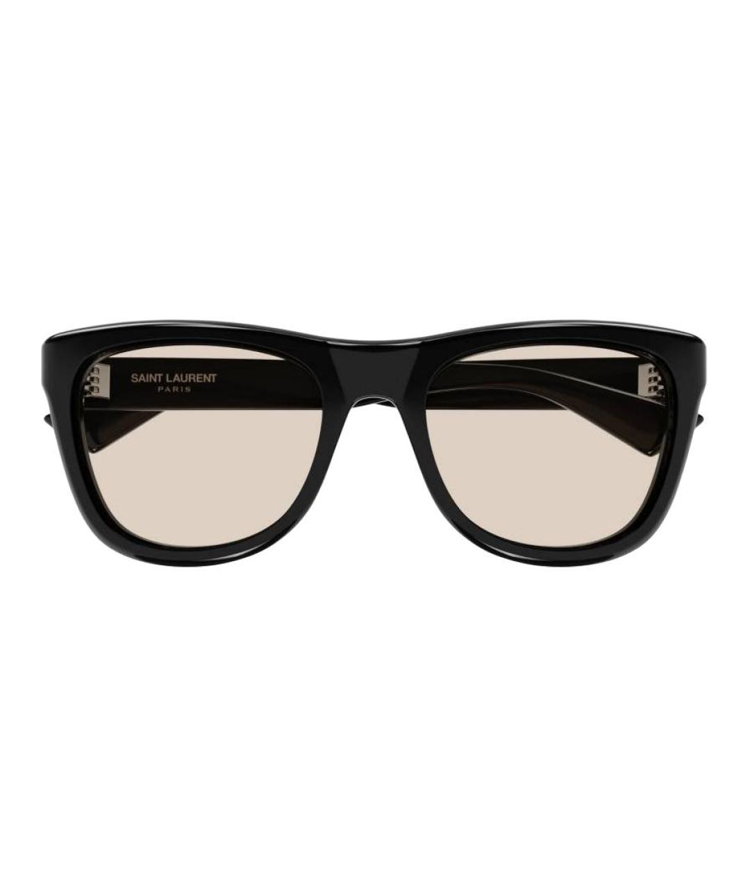 SAINT LAURENT Черные пластиковые солнцезащитные очки, фото 2