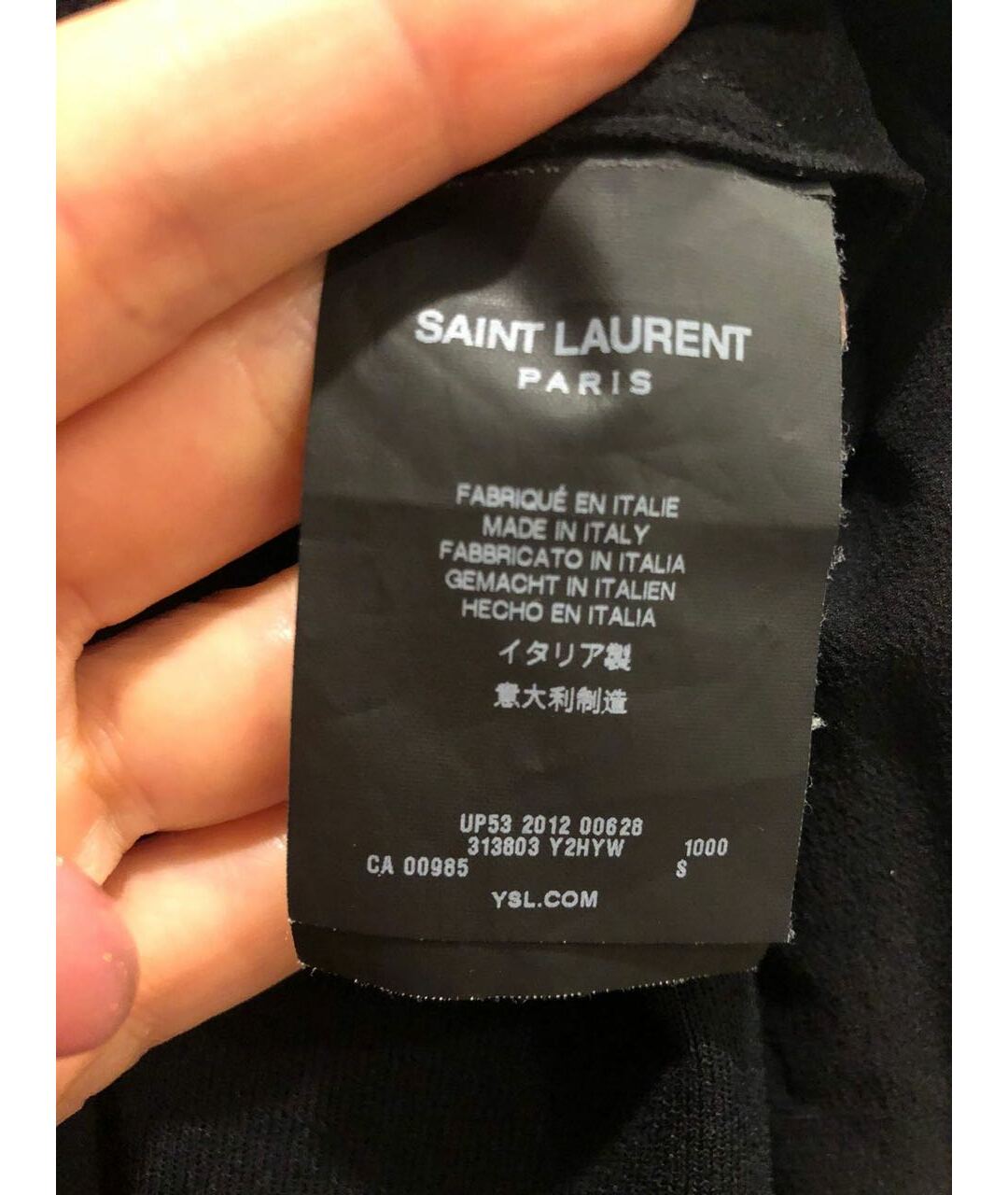 SAINT LAURENT Черное вискозное платье, фото 3