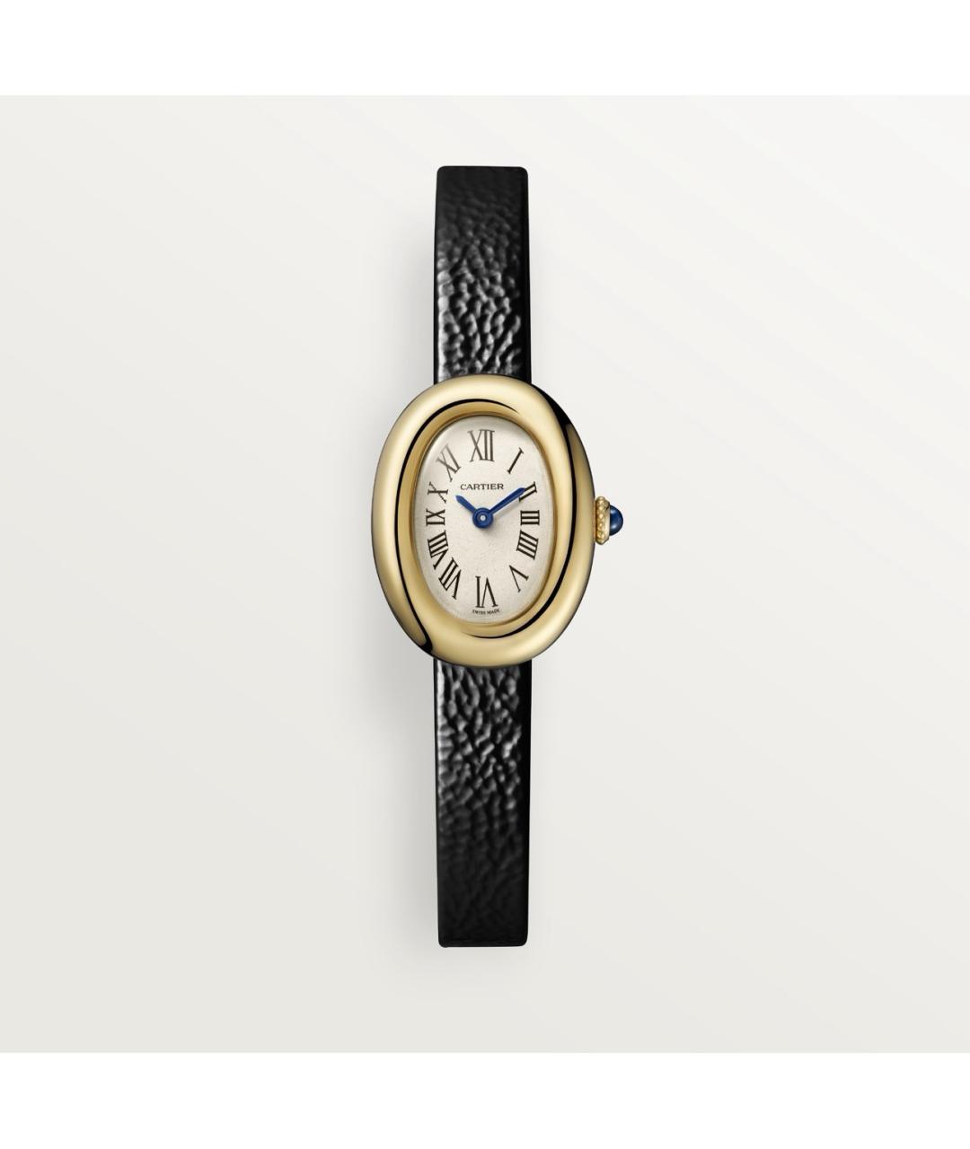 CARTIER Белые часы из желтого золота, фото 3