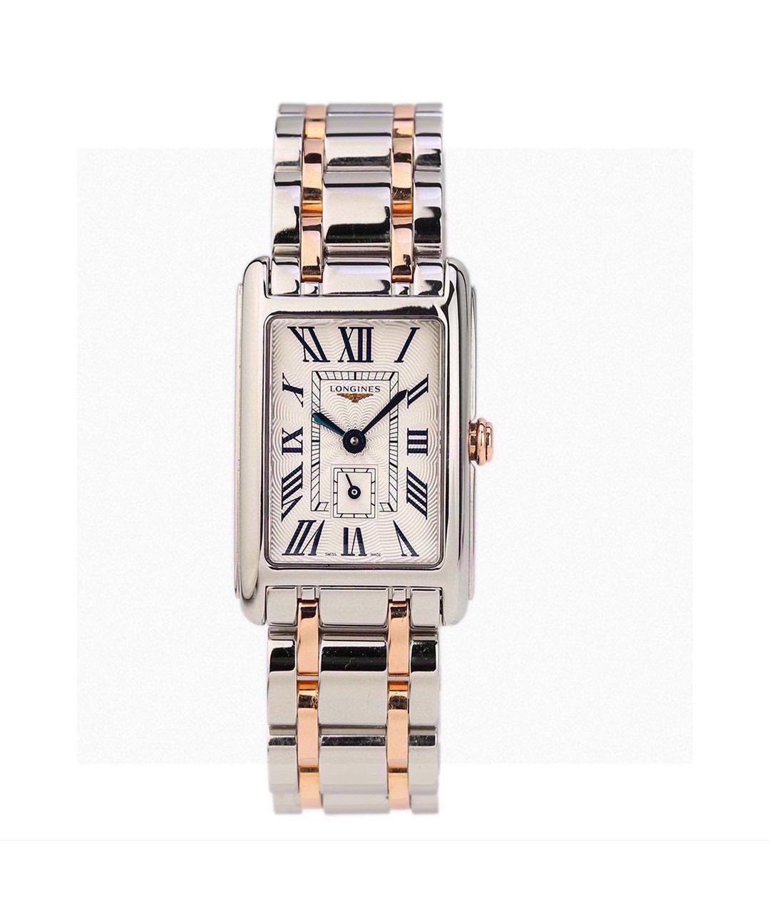 LONGINES Белые часы из розового золота, фото 7