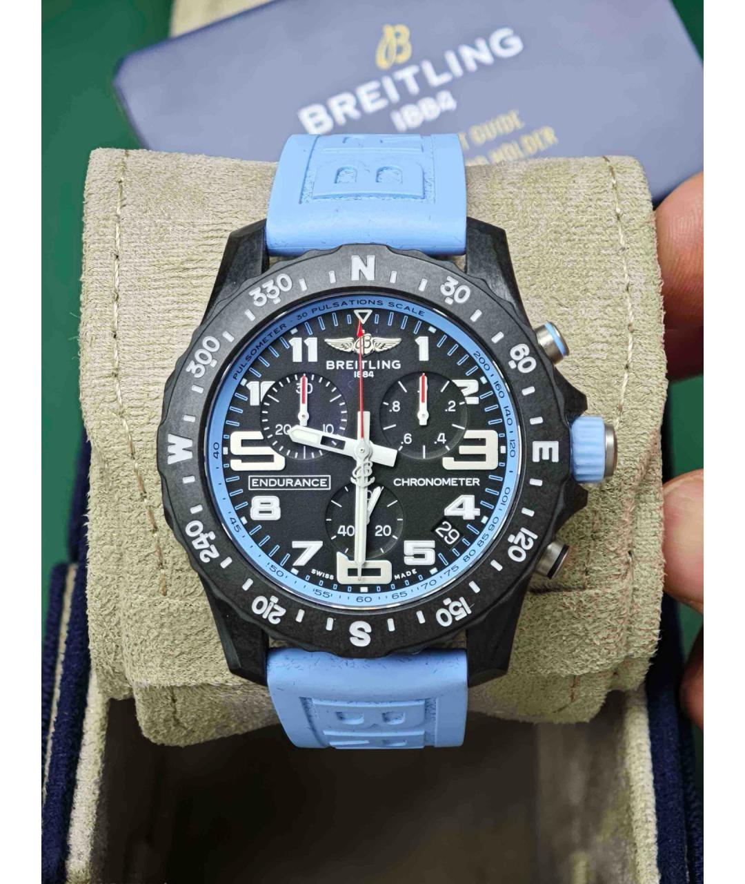 BREITLING Черные часы, фото 2