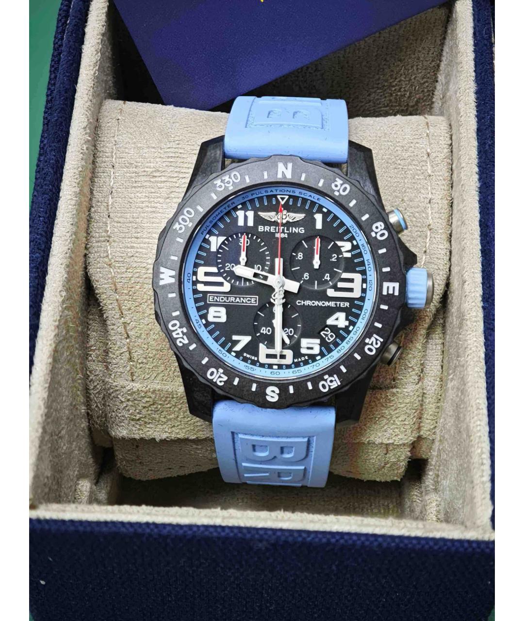 BREITLING Черные часы, фото 4