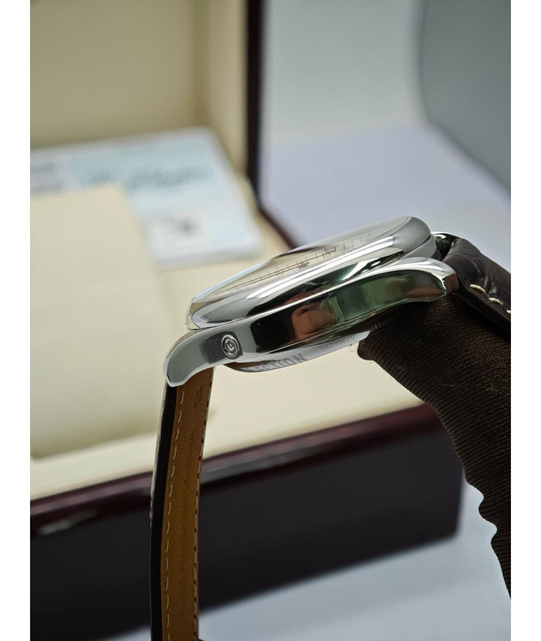 LONGINES Белые металлические часы, фото 5