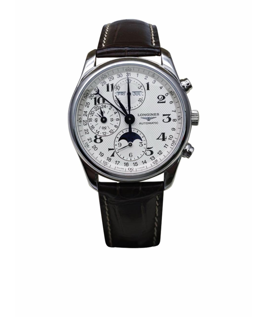 LONGINES Белые металлические часы, фото 1