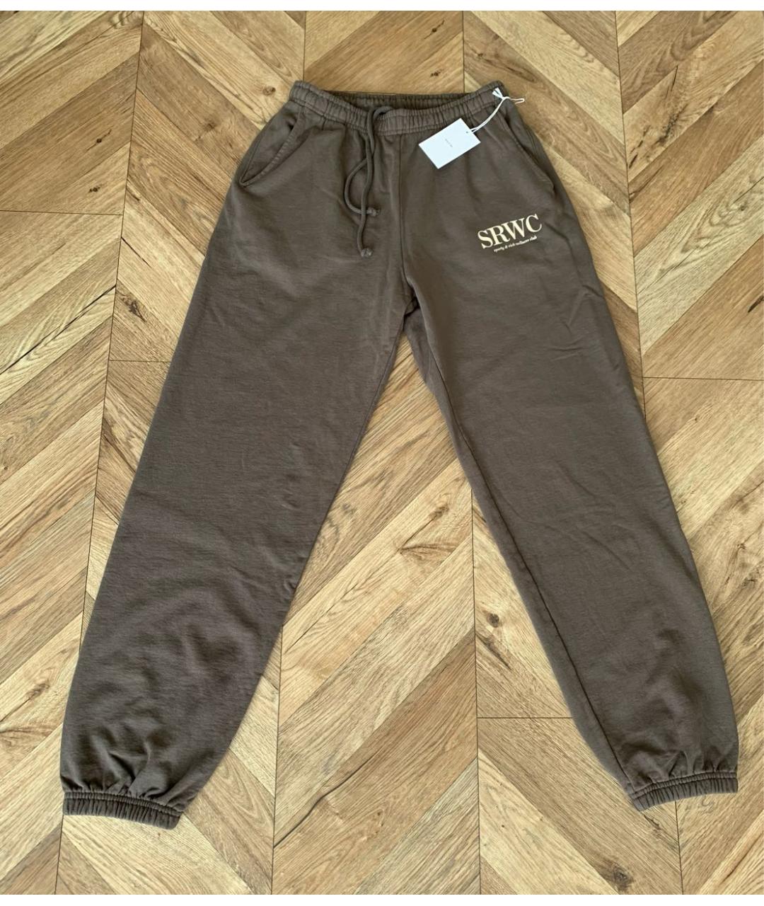 SPORTY AND RICH Серые хлопковые спортивные брюки и шорты, фото 2