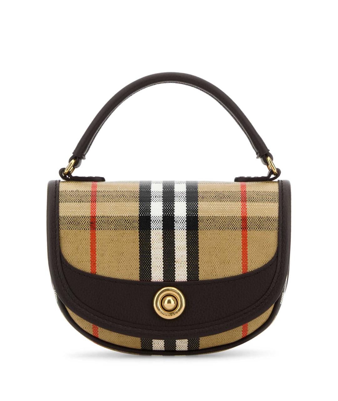 BURBERRY Бежевая сумка с короткими ручками, фото 1