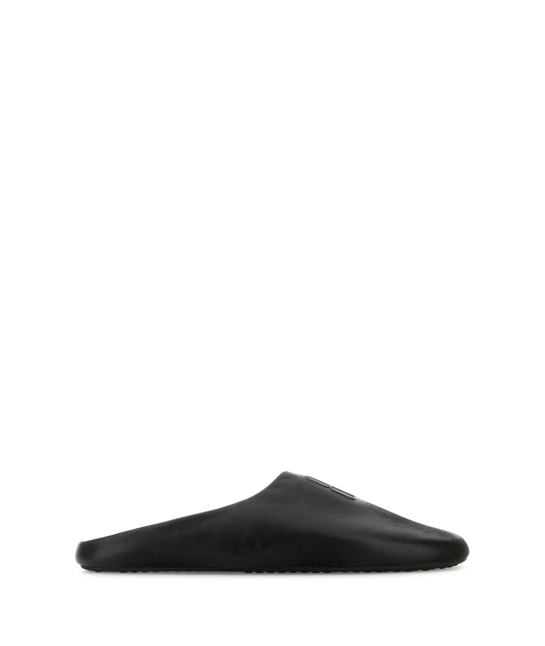 BALENCIAGA Черные шлепанцы, фото 1