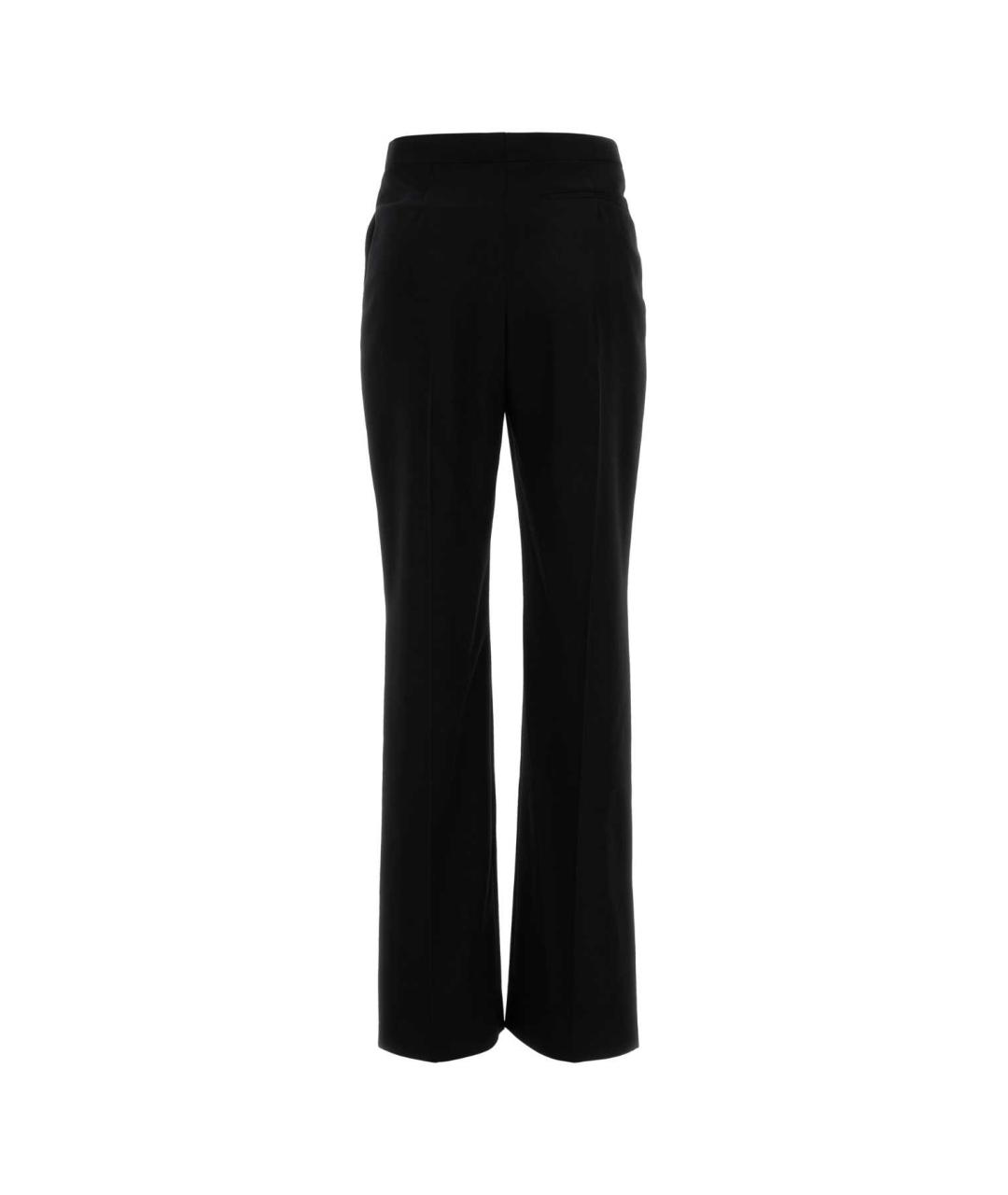 GIVENCHY Черные шерстяные прямые брюки, фото 2