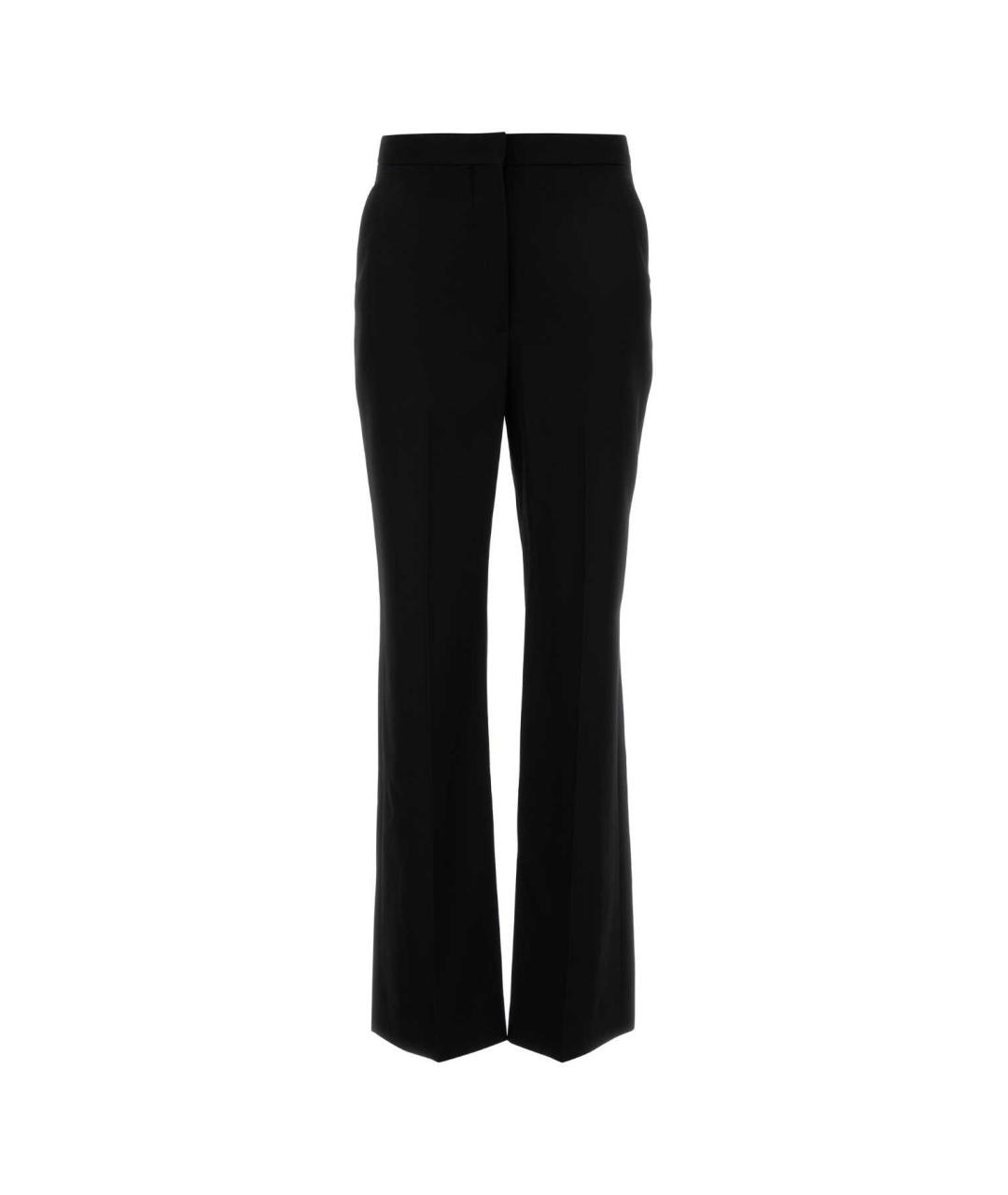 GIVENCHY Черные шерстяные прямые брюки, фото 1