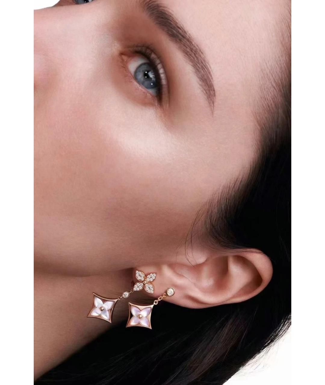 LOUIS VUITTON Золотые серьги из розового золота, фото 8