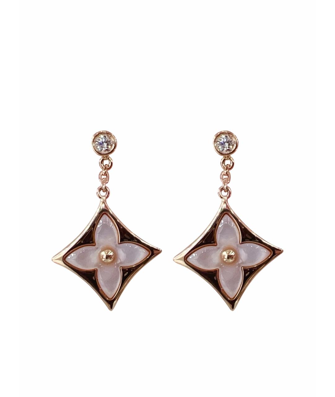 LOUIS VUITTON Золотые серьги из розового золота, фото 1