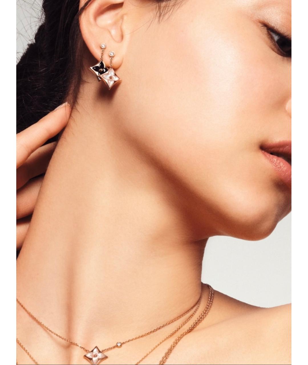 LOUIS VUITTON Золотые серьги из розового золота, фото 7