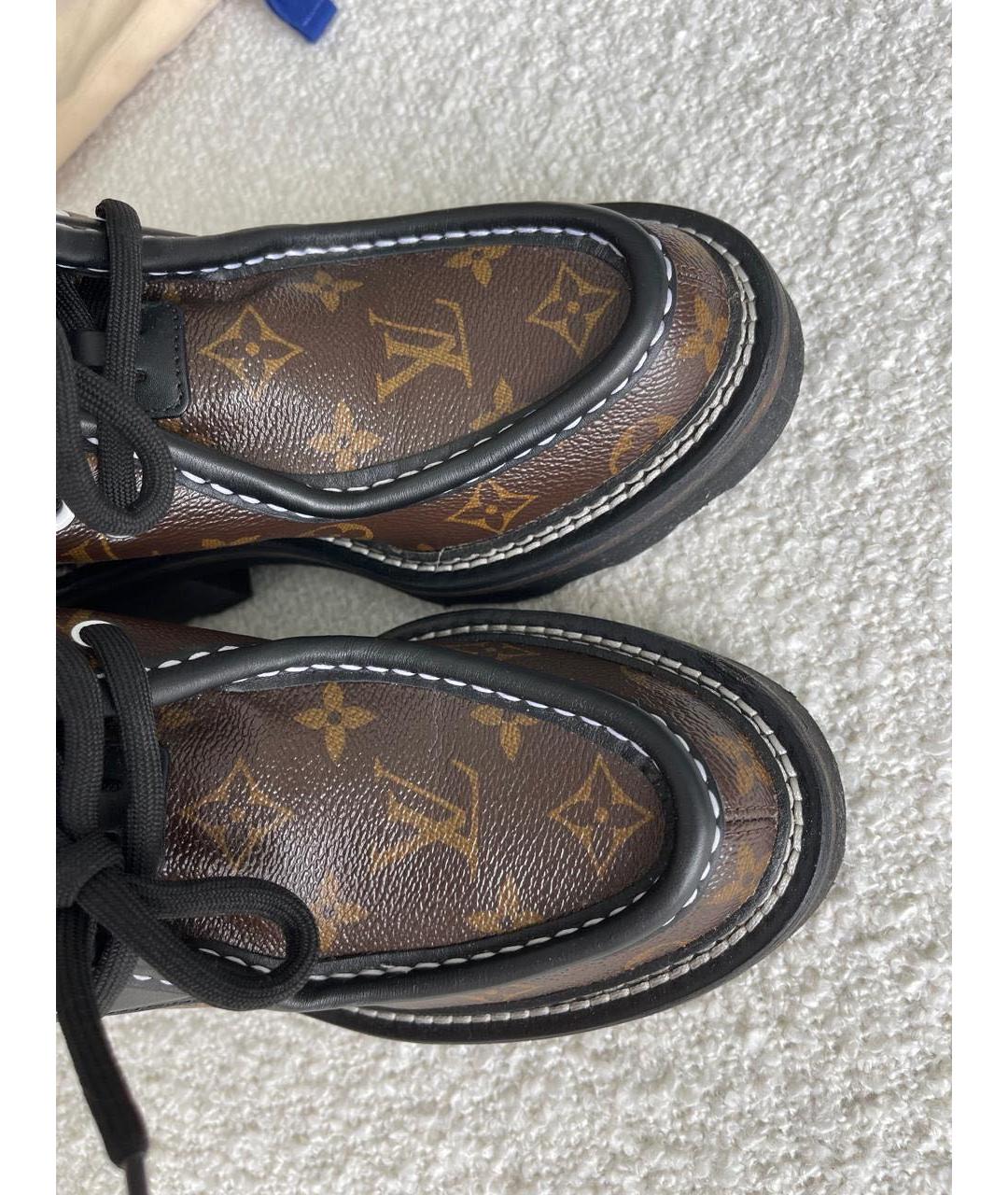 LOUIS VUITTON Коричневые брогги и оксфорды, фото 8